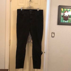 Lucky Brand lolita skinny black jean size 12 / 31 like new  denim stretch